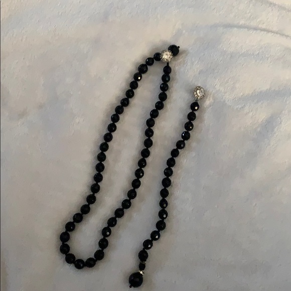 Vintage JUDITH MCCANN Black Necklace and Bracelet - Picture 5 of 6